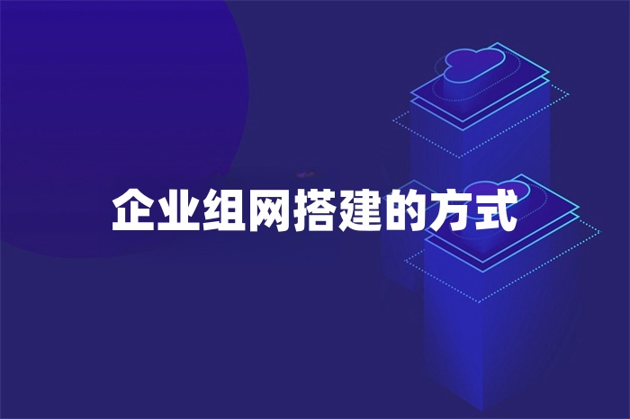 企業組網搭建的方式 企業組網搭建的方式