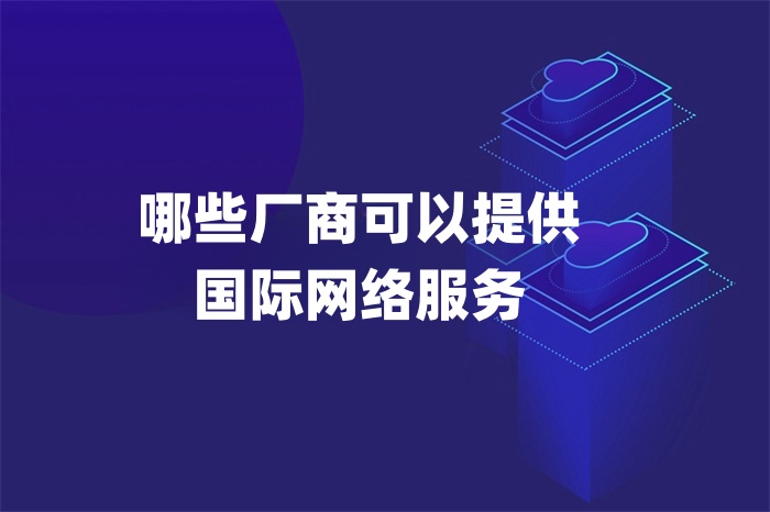 哪些廠商可以提供國際網(wǎng)絡(luò)服務(wù) 哪些廠商可以提供國際網(wǎng)絡(luò)服務(wù)