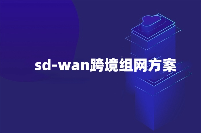 sd-wan跨境組網方案