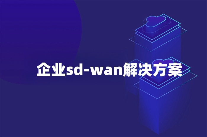 企業(yè)sd-wan解決方案 企業(yè)sd-wan解決方案