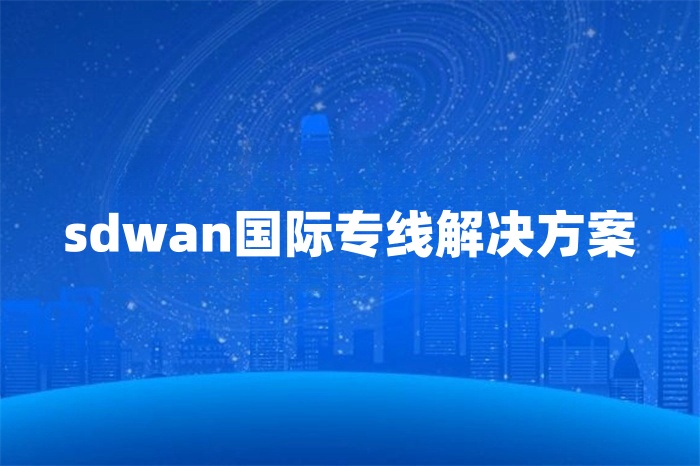 sd-wan海外專線解決方案 sd-wan海外專線解決方案
