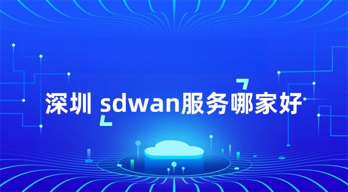 深圳 sdwan服務(wù)哪家好 深圳 sdwan服務(wù)哪家好