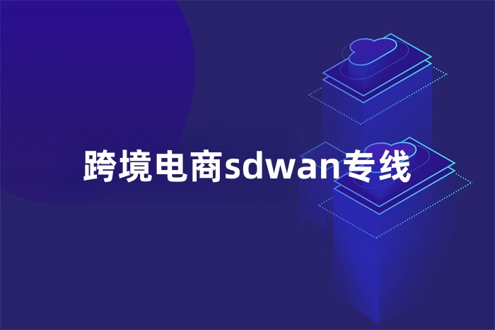 跨境電商sdwan專線 跨境電商sdwan專線