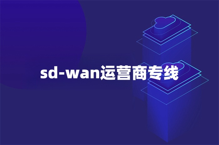 sd-wan運營商專線