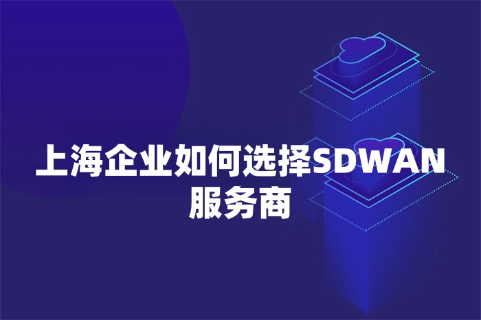 上海企業如何選擇SD-WAN服務商