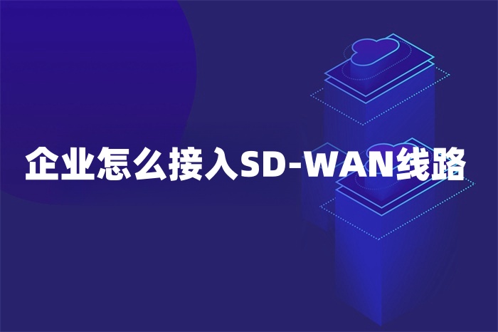 企業(yè)怎么接入SD-WAN線路